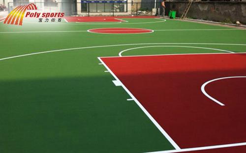 場(chǎng)地施工公司寶力體育介紹硅pu球場(chǎng)_施工案例_杭州寶力體育設(shè)施工程
